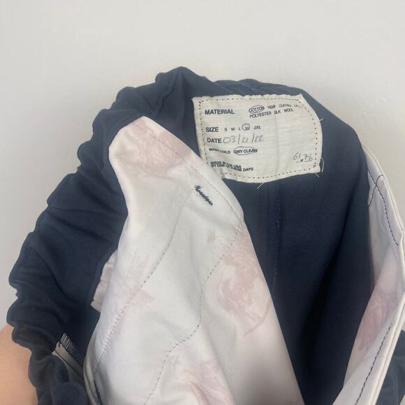 One of these days mens navy blue pants size XL 100% cotton - Picture 5 of 6